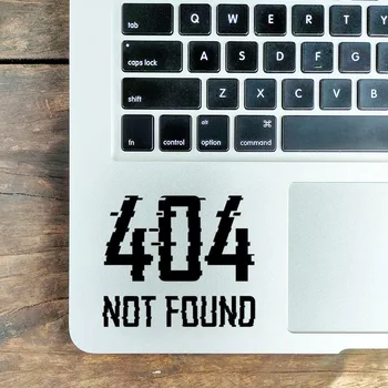 404 Не е Намерен на HTTP Кода на Стикер за Лаптоп Macbook Air Pro 13 14 16 15 Инча Retina Mac Skin Vinyl Стикер за Тракпад за iPad Notebook