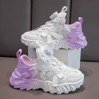 MODX Обувки, дамски маратонки 2023, Нови дишащи удобни детски ежедневни обувки, училищни обувки на платформа за джогинг, Спортен тенис обувки за момичета