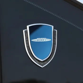 Автомобилна Стикер Емблема Странични Щит Стайлинг Автомобили Логото на Иконата на Стикер На Моделът За BMW Mini Cooper JCW F56 F55 F60 R55 R56 R60 R61 Кола
