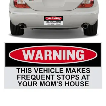 Автомобилни предупредителни етикети водоустойчив декоративни стикери моделът забавни стикери авто модификация страхотна предупредителен стикер