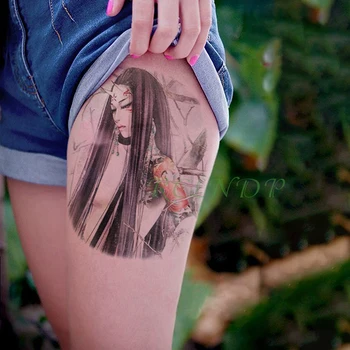 Водоустойчив Временна татуировка Стикер Арт Дизайн Мечти Богинята на Фалшива Татуировка Голям размер Flash Татуировка на Крака Ръка за момичета на Жените и Мъжете
