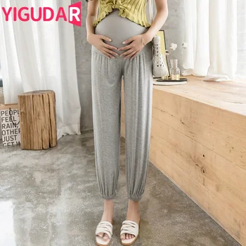 Дамски ежедневни панталони за бременни Удобни Ластични панталони за бременни Панталони с висока талия панталони за бременни фотосесия
