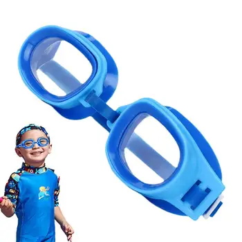 Детски Плувни очила с висока резолюция, Ярки Цветни Плувни очила със защита от ултравиолетови лъчи за плуване в басейна и на плажа