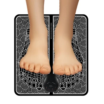 Електрически EMS Масажор за крака Подложка за масаж на краката Миостимулятор за краката, Подобрява Циркулацията на кръвта, Облекчава Остра Болка Здравеопазване