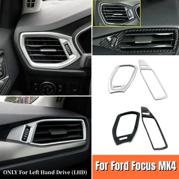 За Ford Focus 4 MK4 2019 2020 2021 2022 LHD Климатик Ac Адаптер На Изхода На Вентилационна Капак Завърши Стикер ABS Пластмаса Аксесоари За Полагане на автомобили