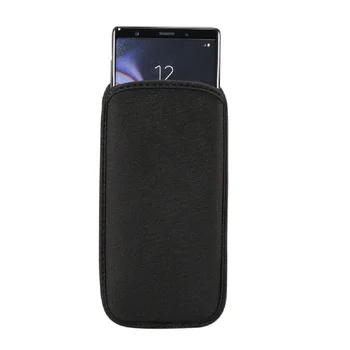 за Nokia C32 (2023) Калъф-хастар от неопрен, устойчив на удари калъф за носа -черен