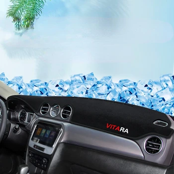 За Suzuki Vitara Покриване на арматурното табло на автомобила Подложка за арматурното табло Козирка арматурното табло, Килими, Аксесоари 2015 2016 2017 2018 2019 2020