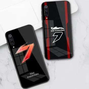Калъф за Мобилен Телефон F1 Kimi Raikkonen за Xiaomi 13 12 11T 10 9 Lite Redmi Note 12 11 10 10S Pro 9 9A 8 PC със Стъклен Капак на телефона Funda