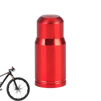 Капак клапани на велосипедни гуми Капачки на велосипедни гуми Колоездене, капак от алуминиева сплав Гладка Прахозащитен капак на велосипедни гуми на Кутията състав каране на автомобила под Наем