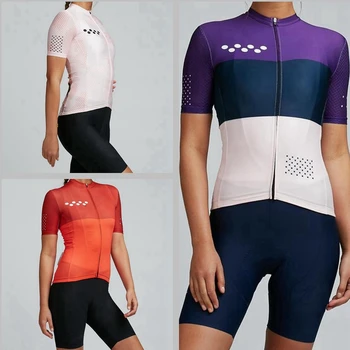 Летен комплект за велоспорта, дамски дрехи, за отборни състезания, велосипеди костюм Pedla Road Bike, велокостюм с гелевой пълнеж, шорти-лигавник и фланелка с къс ръкав