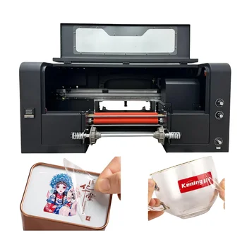 Многофункционална опаковка за прехвърляне на бизнеса A3 САМ, плик Стикер за химикалки, Автоматични UV принтер DTF С ламинатором