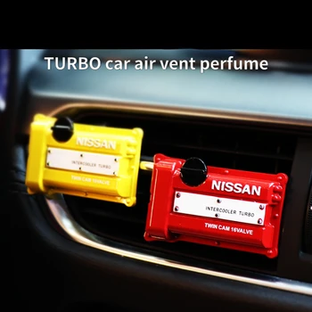 Парфюми Автомобили Ароматерапия за автомобили Nissan Вятър ТУРБО Форма на двигателя на Автомобили освежители за въздух дифузер