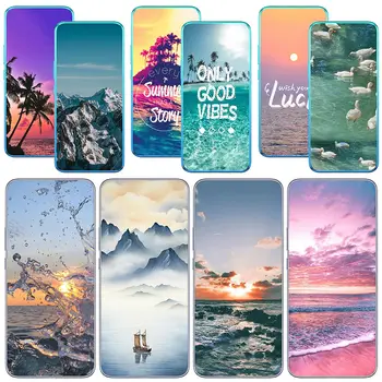 Плаж, Планина, Морски Пътуване, Пясъчен Калъф за Телефон Infinix Hot 20 20i Note 11 9 10 Lite Pro Play 10i 10T Smart 6 5 12 Калъф