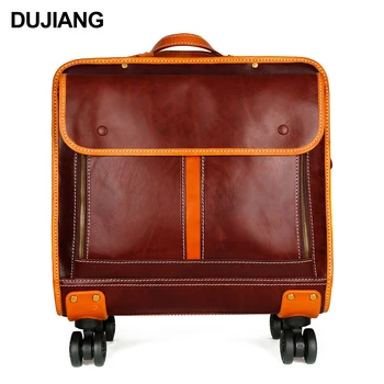 Пътни чанти Гуанджоу, Багаж в количката, Обичай куфар, Чанта от естествена кожа, Седалка, чанта за количка на 4 колела