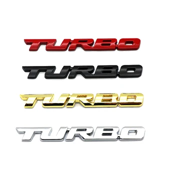 ТУРБО Метална Автомобили Стикер За Полагане на Емблемата на Купето 3D Стикер за Mitsubishi RAR Outlander Pajero Evolution Eclipse Grandis