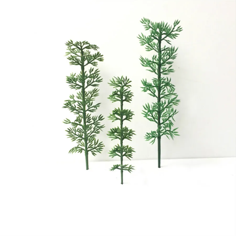 Материал модел на сградата Модел за производство на маса от пясък ръчно изработени, Бамбук градински пейзаж, пластмасов бамбук