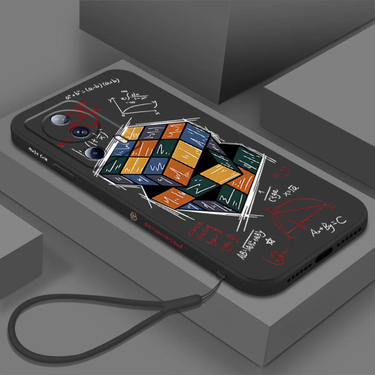 Калъфче за телефон с Дизайн Кубична Тессеракты за iPhone 11 13 14 Pro Plus Max 14Pro 14plus 14promax Силиконов Калъф