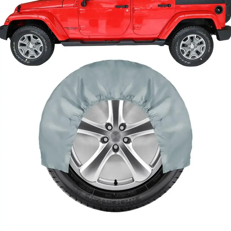 Калъф за автомобилни гуми Водоустойчив кола калъфи за гуми Защитен калъф за гуми Чанти за пренасяне за универсална регулиране на своята практика за гуми