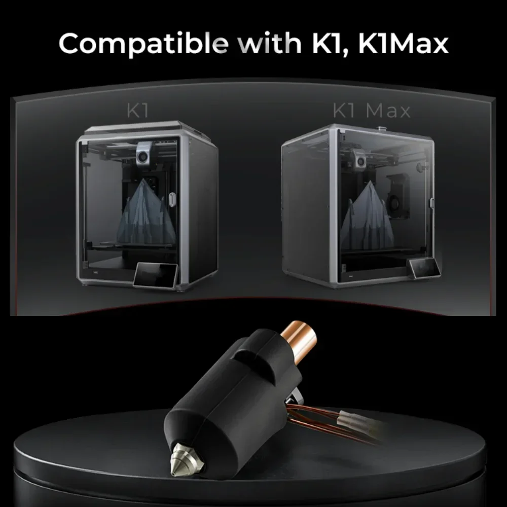 Комплект Керамични Нагревателни Блокове за Creality K1/K1 MAX 300°C High Tem/Flow Printing Униформа Подаване на Отоплителния на 3D принтер с мощност 60 Вата