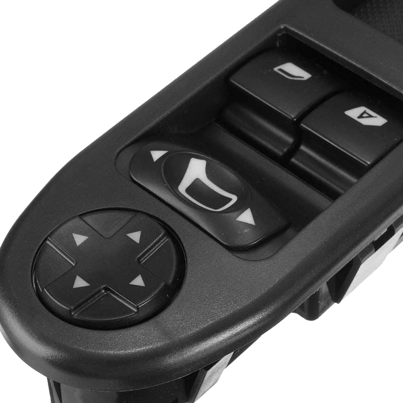 4шт Ключ за Управление на Стеклоподъемником От Страна на Водач + Пътник За Peugeot 207 2007-2015 6554QC 6490HQ 6554HJ
