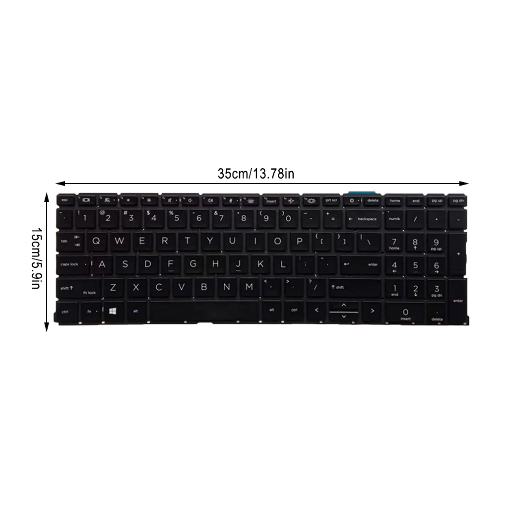 Клавиатурата е без рамка, пылезащитное устройство за въвеждане на клавиатурата, за един бърз набор на текст, подмяна на осветление за лаптоп HP ProBook 450 G8