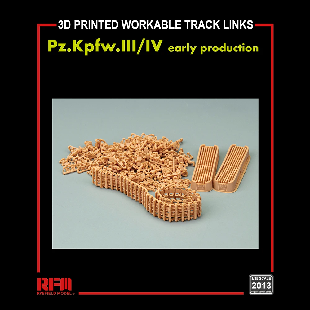 [Модел Ryefield] RFM RM-2013 1/35 Pz.Kpfw.3D печатни ръководства за ранно производство III / IV.