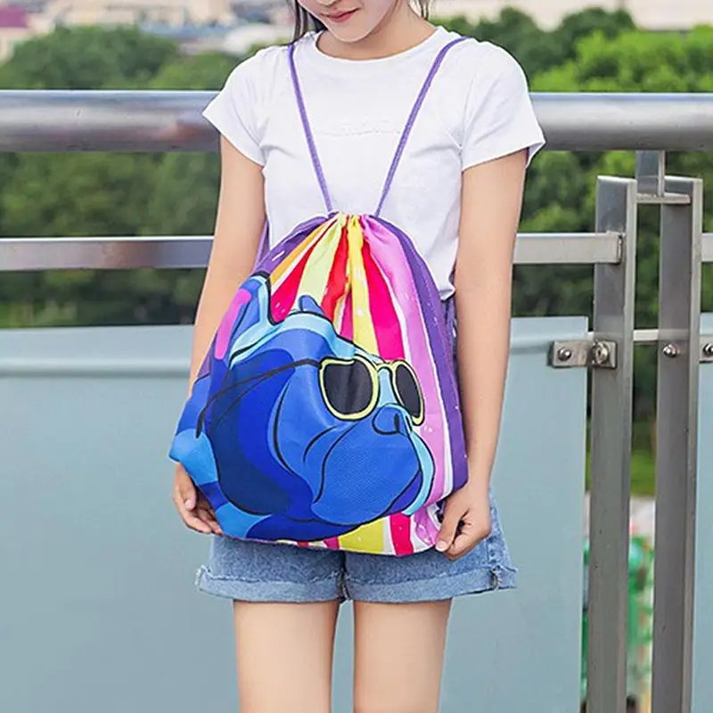 Градинска 6 стилове Водоустойчив детска чанта за плуване от PVC с голям капацитет, туристическа чанта за рафтинг, суха чанта за съхранение, с регулируема каишка