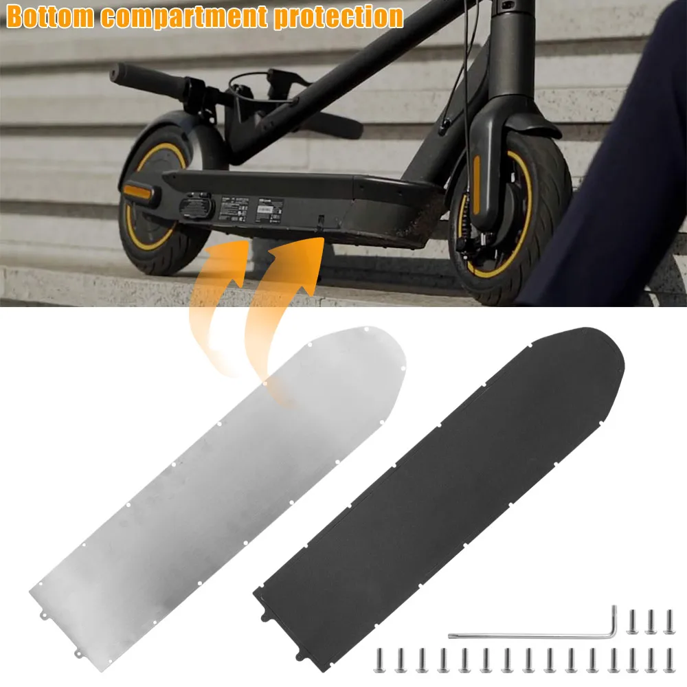 За електрически скутер Ninebot Max G30, броня от алуминиева сплав, долна капачка на батерията + оборудване запечатване гъба, Водонепроницаемое пръстен с винтове