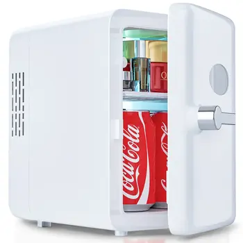 Мини-хладилник 4Л, преносим малък хладилник за напитки с функция за охлаждане и отопление за дома, офиса, колата и къмпинг